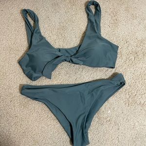 ZAFUL Gray Tie Bikini